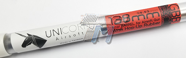 Unicorn Nitroflon Coating 6.03mm Ultimate Precision Inner Barrel For GBB (TM / WE / VFC)(138mm) - Click Image to Close